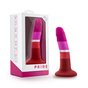 Avant By Blush® | Pride Beauty P3: Artisan 5 Inch Dildo with Suction Cup Base - Elegantly Made with Smooth Ultrasilk® Purio™ Silicone