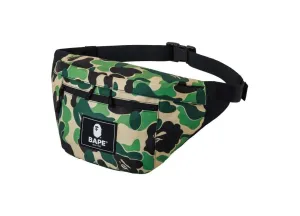 BAPE ABC CAMO WAIST SIDE BAG GREEN