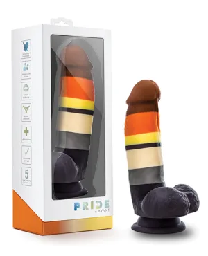 Blush Avant P9 Bear Pride Dildo - Multi Color