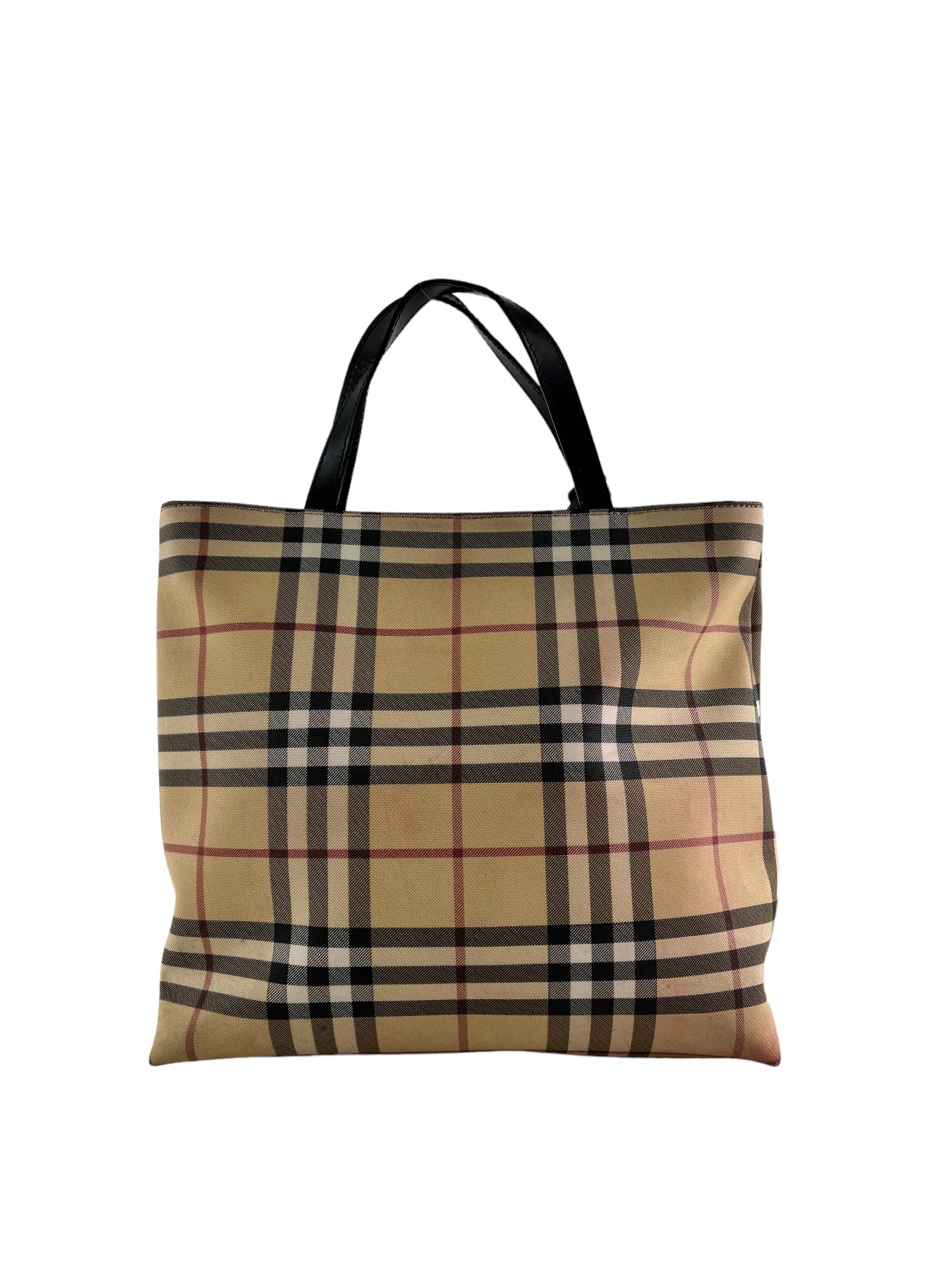 Burberry Classic Nova Checked Canvas Tote