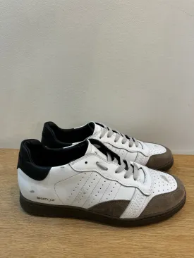 D.A.T.E Sporty Low White Taupe Sneaker