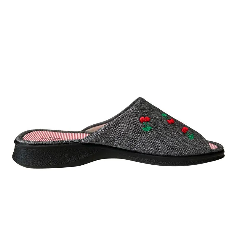 Garzon Negro Rojo Women's Slippers