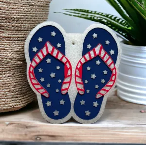 Star Spangled Flip Flop Freshies