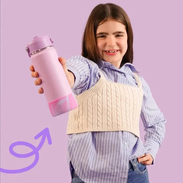 The Somewhere Co. Insulated Drink Bottle - 500ml - Lavender Swirl