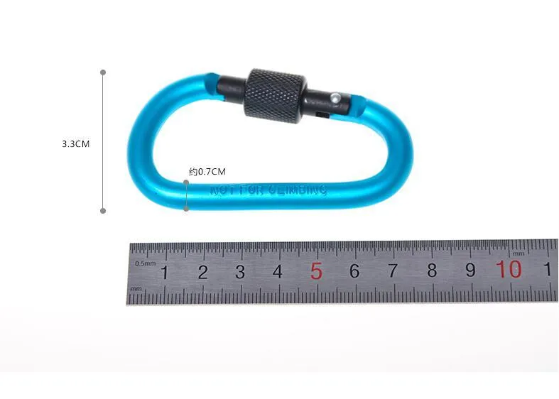 Ultra Strength Locking Carabiner Climbing Hook