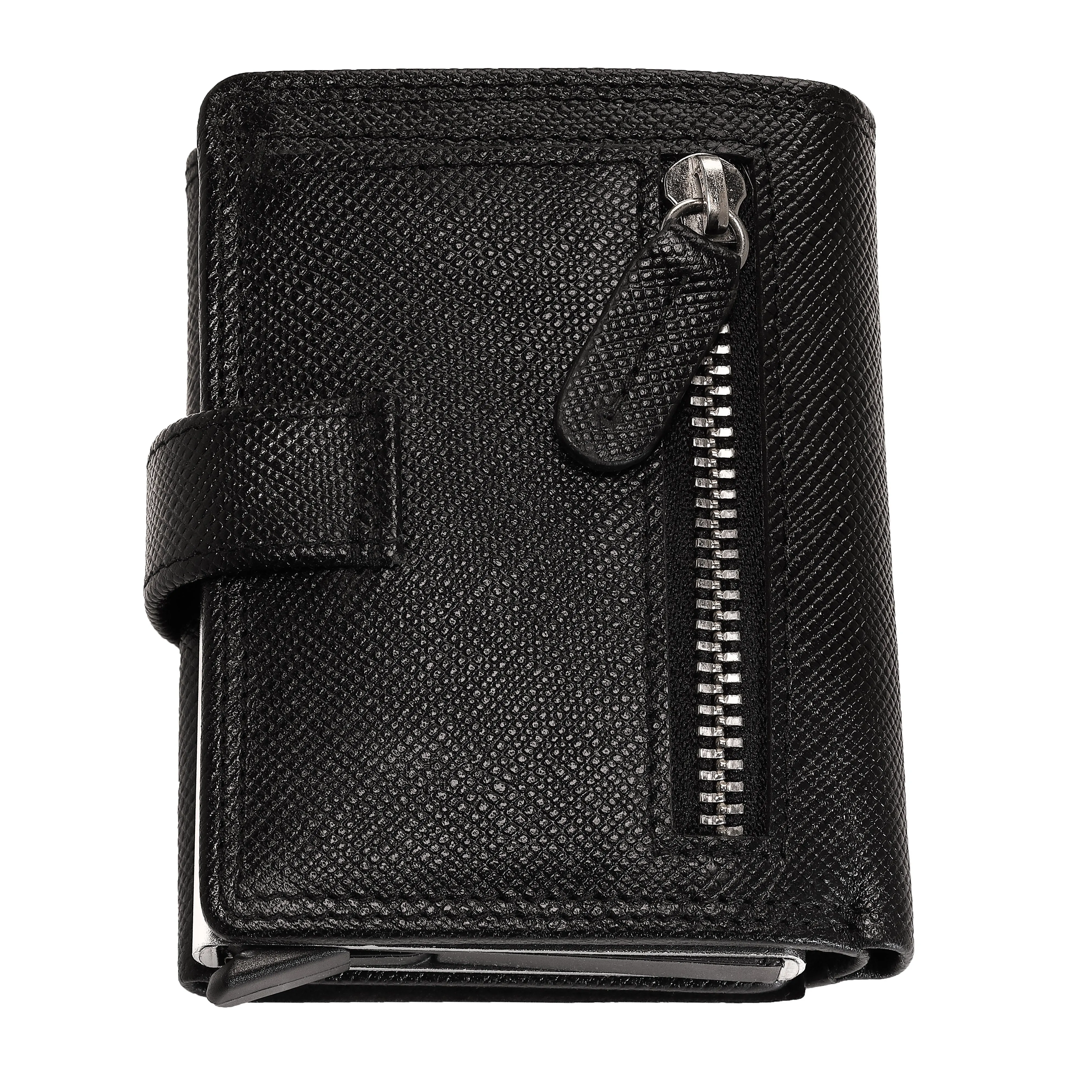 ZIPPO WALLET SAFFIANO FLIP TRI